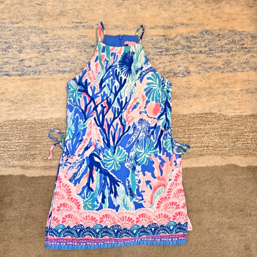 Lilly Pulitzer Pearl Romper in Jet Steam  NWOT